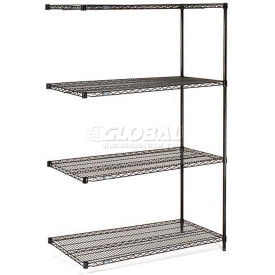 Cabinet Shelf Organizer inch. 14 Garage NSF Certified Black Epoxy 4-Shelf Kit with 86 inch. inch. Posts Kitchen Storage x 24 Perfect for Home Commercial Cabinet Shelf Organizer inch. 14 Garage NSF Certified Black Epoxy 4-Shelf Kit with 86 inch. inch. Posts Kitchen Storage x 24 Perfect for Home Commercial